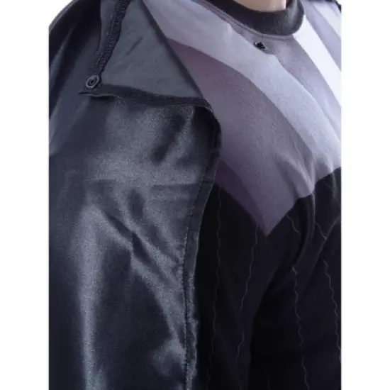 Star Wars Men's Darth Vader Costume Shirt And Pants Pajama Set With Cape Black image {3}