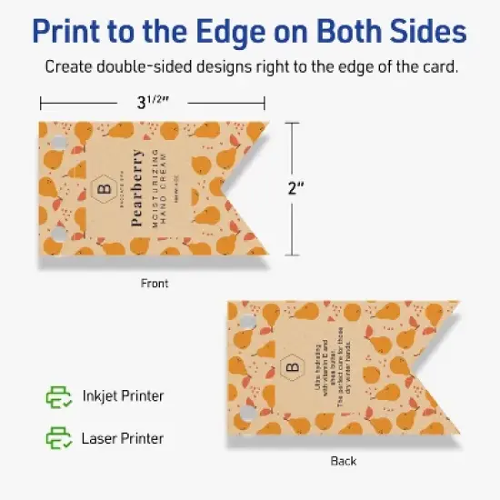 Avery Banner Flag Tags, 2" x 3-1/2", Kraft Brown, 80 Total image {5}