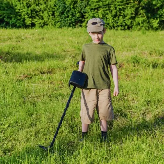 Toy Time Kids' Metal Detector Treasure Finder for Ages 3 and Up - 6.5" x 28.5", Black image {4}