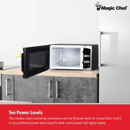 Magic Chef 1100 Watt Microwave with Digital Touch Controls and Display image {4}