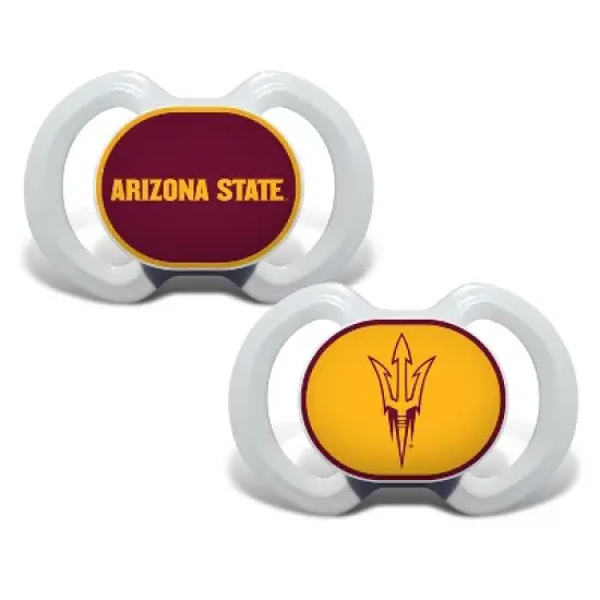 BabyFanatic Officially Licensed Unisex Pacifier 2-Pack - NCAA Arizona State Sun Devils image {1}