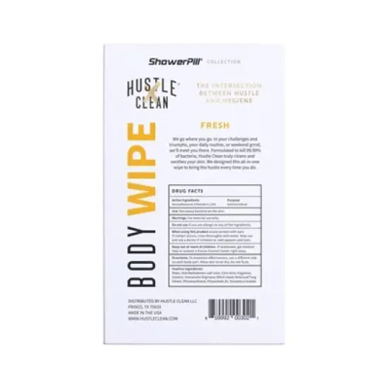 Hustle Clean Body Wipes - Fresh Scent image {2}