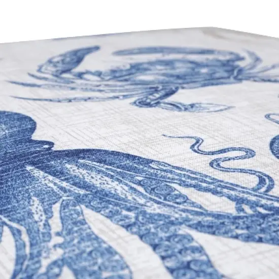 Outdoor Wicker Loveseat Cushion - Sealife - Pillow Perfect image {2}