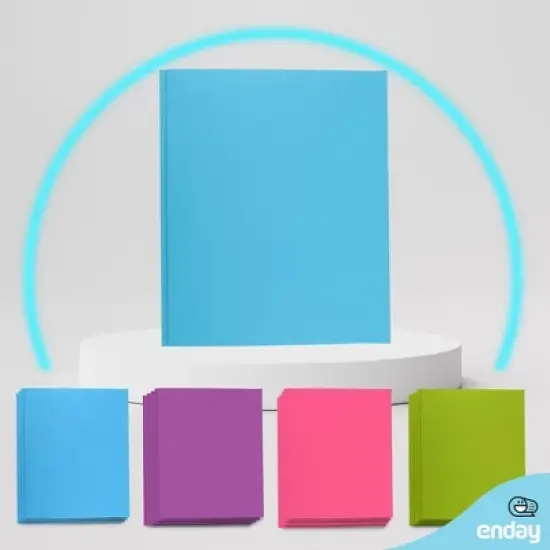 Enday 2 Pockets Paper Folders 24 PK image {2}