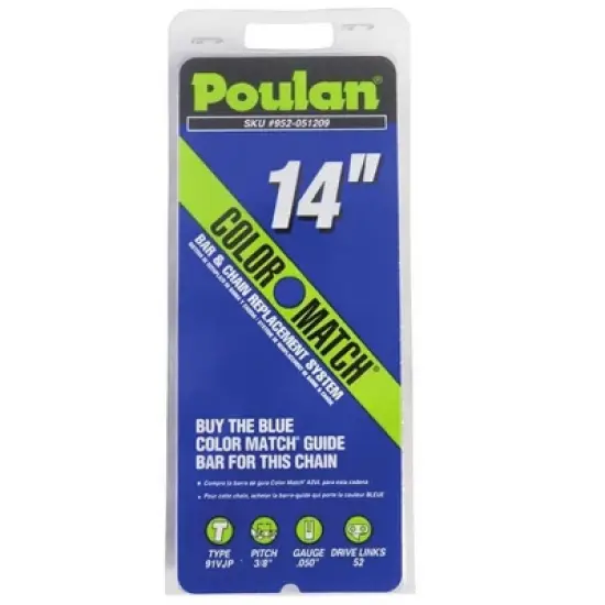 Poulan Chainsaw Type T 3/8" Pitch .050 Gauge Cutting Chain 52DL - 581562101 image {2}