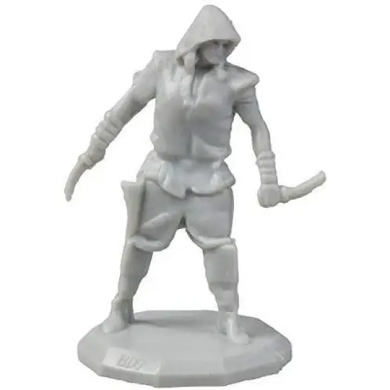 Monster Protectors Unpainted Fantasy Bandit Mini Figures for D&D - 1", 8 Pieces image {3}