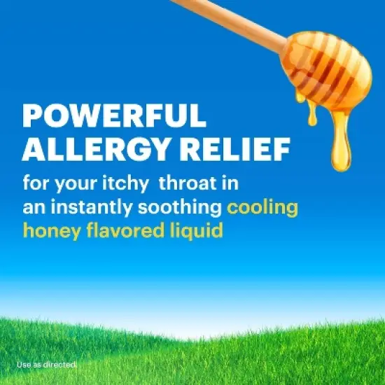 Claritin Cooling Loratadine Honey Flavored Liquid for Adults - 8oz image {3}