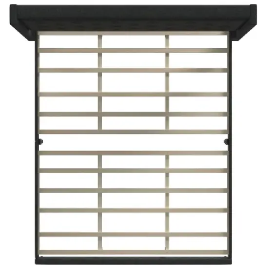 Glenwillow Home Huppe Upholstered Platform Bed Frame, Button-Tufted MCM Wingback, Mattress Foundation, No Box Spring Needed, Easy Assembly image {4}