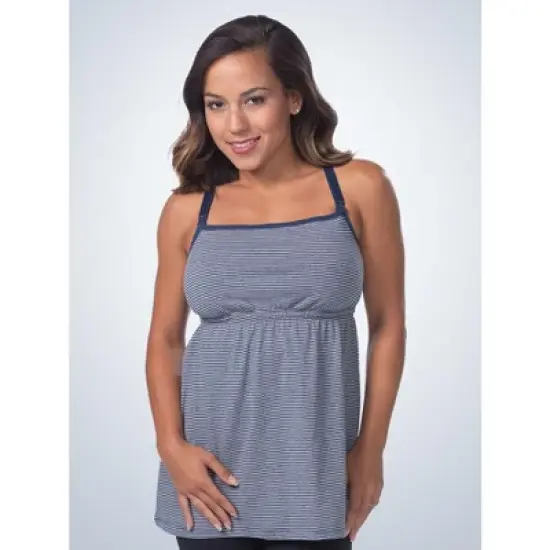 Leading Lady Modern Square Neck Maternity to Nursing Tank image {5}