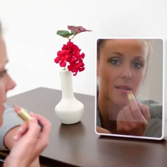 Flipo Reflections Mirror Image Illuminated Elegant Photo Frame image {2}