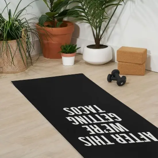 EnvyArt Getting Tacos (6mm) 70" x 24" Yoga Mat - Society6 image {2}