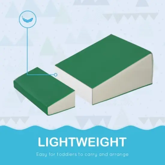 Baofuwish 5-Piece Soft Foam Climbing Blocks,Toddler Climb & Crawl Playset for Indoor Active Play,Safe Preschool Gym Equipment for Ages 1-3 image {5}