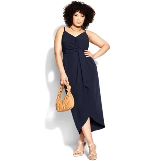 Women's Plus Size Love Affair Dress - dark navy | CITY CHIC image {3}