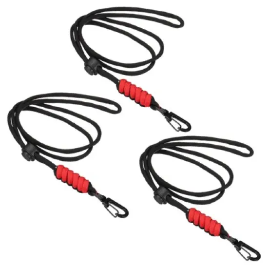 Unique Bargains Polyester Wear-resistant ID Card Neck Lanyards with Hook 3 Pcs image {8}