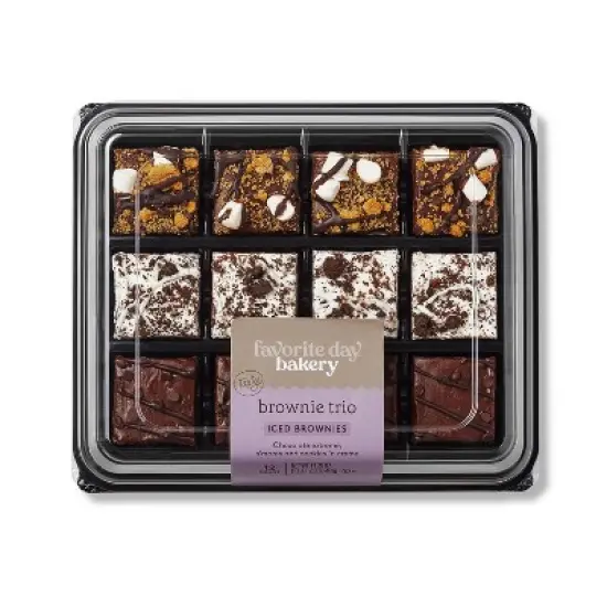 Brownie Trio Platter - 17.25oz/12ct - Favorite Day&trade; image {3}
