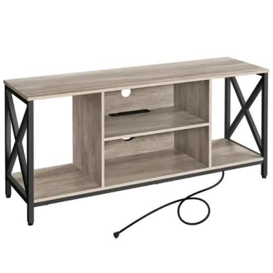 Yaheetech Industrial TV Stand TV Console with Storage image {8}
