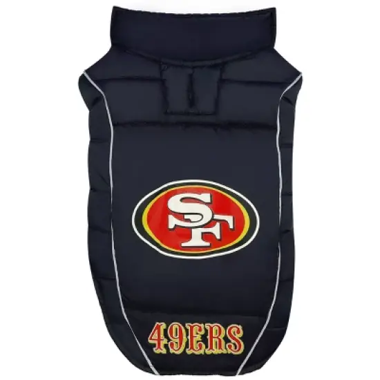 NFL San Francisco 49Ers Pets Puffer Vest image {5}