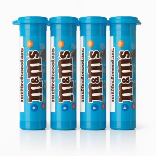 M&M's Mini Candy&nbsp;Covered Chocolate 1.08oz Tube 4/8/12/16/24 Pack Great For School, Home, Snacks, Holidays, Parties&nbsp;& More - Bulk Packaging image {5}