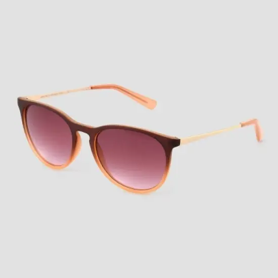 Women's Crystal Round Sunglasses - Universal Thread&trade; Red image {1}