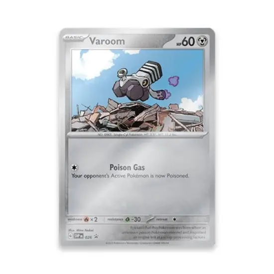 Pokemon Trading Card Game: Scarlet & Violet - Paldea Evolved Three-Booster Blister- Varoom image {2}