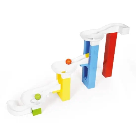 DOLU Extra Large Rolling Ball Tower with Stacking Blocks Toy Playset for Kids image {1}