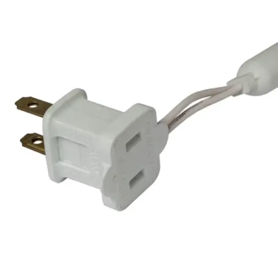 Vickerman Single Mold C6 LED Christmas Light Set 25' White Wire image {2}