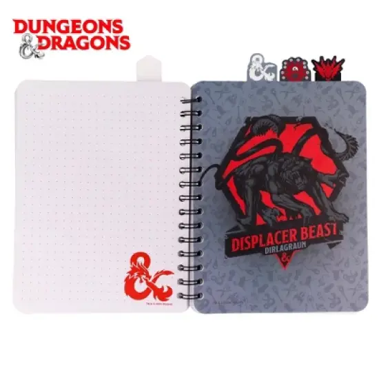 Inkology, LLC Dungeons & Dragons Monsters 4-Tab Spiral Notebook With 160 Dotted Sheets image {3}