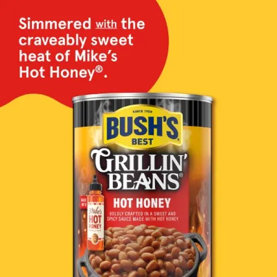 Bush's Grillin' Hot Honey Baked Bean - 21.7oz image {3}
