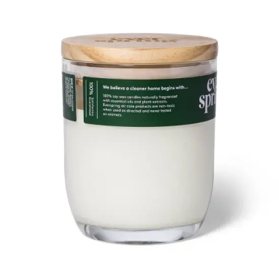 Lavender & Bergamot 100% Soy Wax Candle - Everspring image {3}