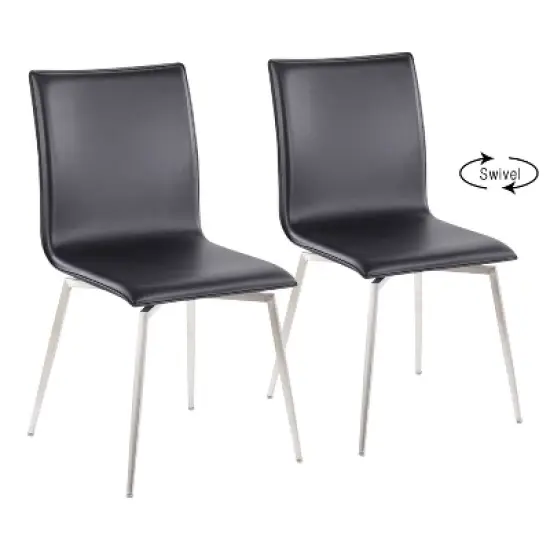 Set of 2 Mason Contemporary Dining Chairs - LumiSource image {11}
