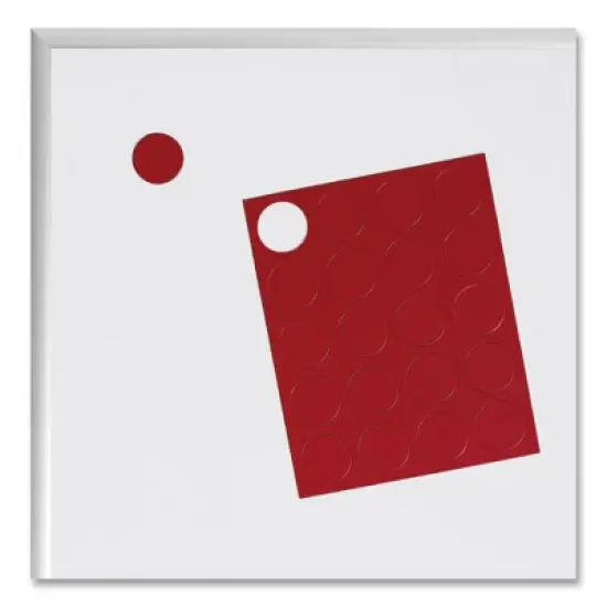 U Brands Heavy-Duty Board Magnets, Circles, Red, 0.75" Diameter, 20/Pack image {5}