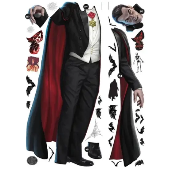 Classic Monsters Dracula Giant Peel & Stick Wall Decals - RoomMates image {2}