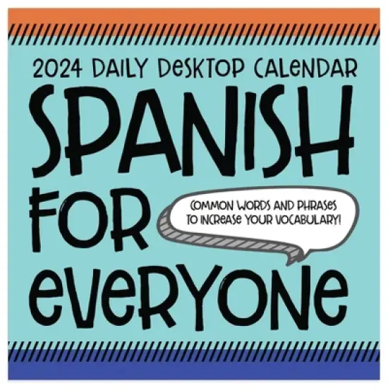 TF Publishing 2024 Daily Desktop Calendar 5.25"x5.25" Spanish Words image {3}