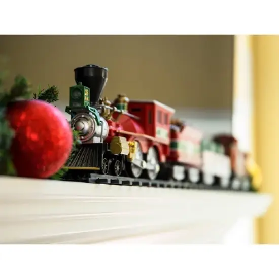 Lionel North Pole Central RTP Set with Bluetooth: Battery Operated Plastic Train Playset, 37 Pieces image {28}