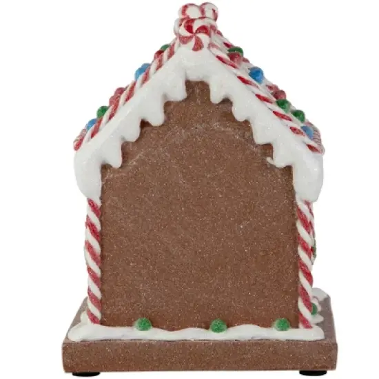 Northlight Pre-Lit LED Gingerbread Candy House Christmas Decoration - 7.5" image {4}