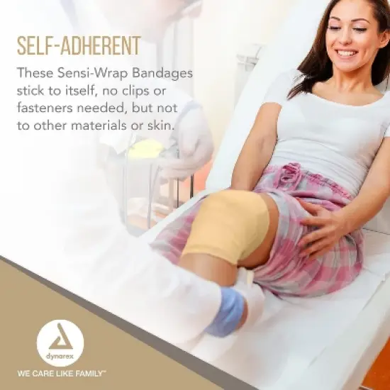 Dynarex Sensi Wrap Self-Adherent Bandage Tan 3" x 5yd image {3}