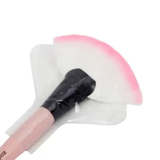 Zodaca 32 Piece Professional Makeup Brush Set with Storage Pouch, Includes Eye Shadow, Foundation, and Blending Brushes (Pink) image {3}