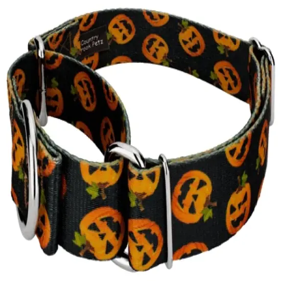 Country Brook Petz 1 1/2 Inch Happy Jack Martingale Dog Collar image {2}