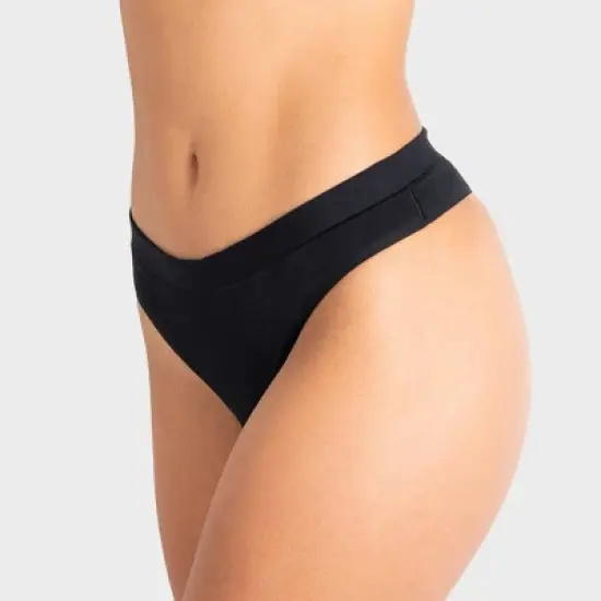 Saalt Leak Proof Period Underwear Light Absorbency - Super Soft Modal Comfort Thong image {2}