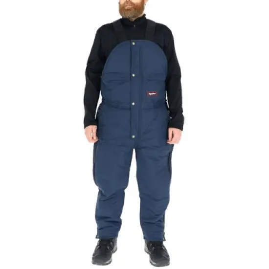 RefrigiWear Men's ChillBreaker Warm Lightweight Insulated High Bib Overalls image {1}