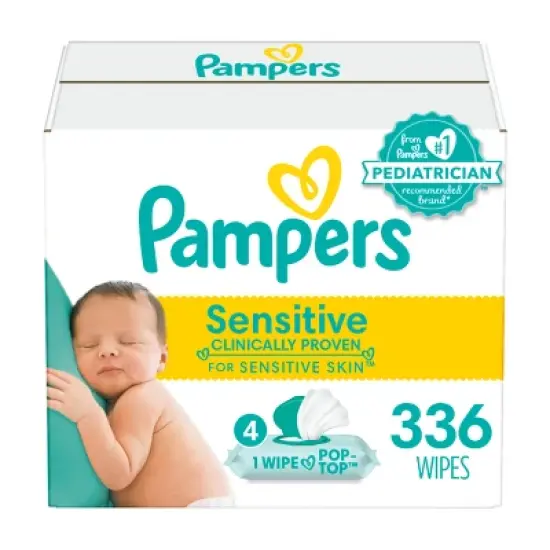 Pampers Sensitive Baby Wipes (Select Count) image {17}