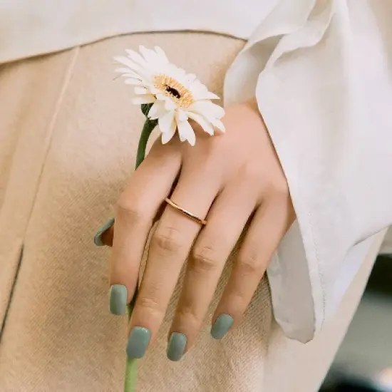 Ohora Gel Nail Art Basic Line - Muted Grove - 30ct image {2}