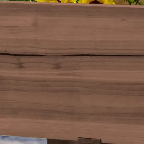 Outsunny 73" x 18" x 32" Raised Garden Bed w/ Three Elevated Planter Box, Freestanding Wooden Plant Stand for Vegetables, Herb, Flowers, Coffee image {4}