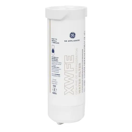 GE Appliances XWFE Replacement Refrigerator Water Filter: Filters Pharmaceuticals, Atrazine, Mercury, Lead, Pesticides image {1}
