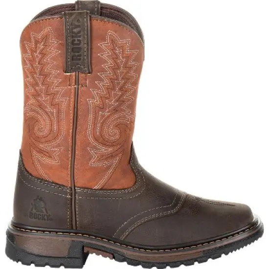 Kids Rocky Big Kids' Ride FLX Western Boot image {6}