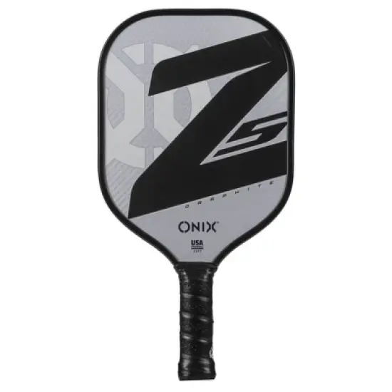 Onix 15.5'' Z5 Wide Body Pickleball Paddle - White: Graphite Core, 8.2 oz, 4" Grip image {8}