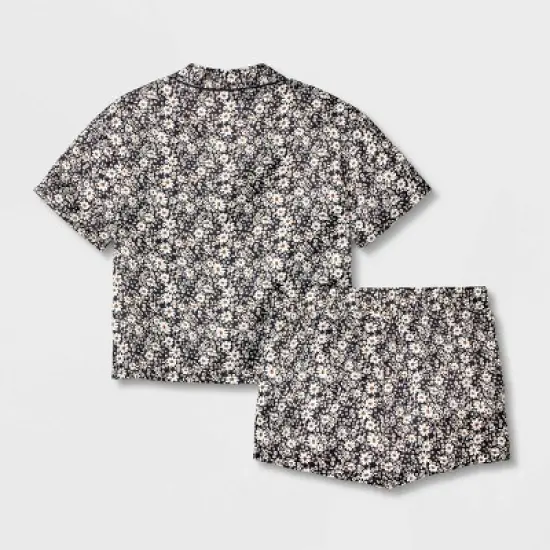 Girls' Satin Coat Pajama Set - art class&trade; image {1}