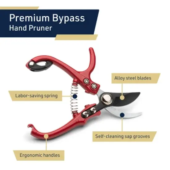 Kings County Tools 6&rdquo; Small Bypass Pruning Shears image {4}