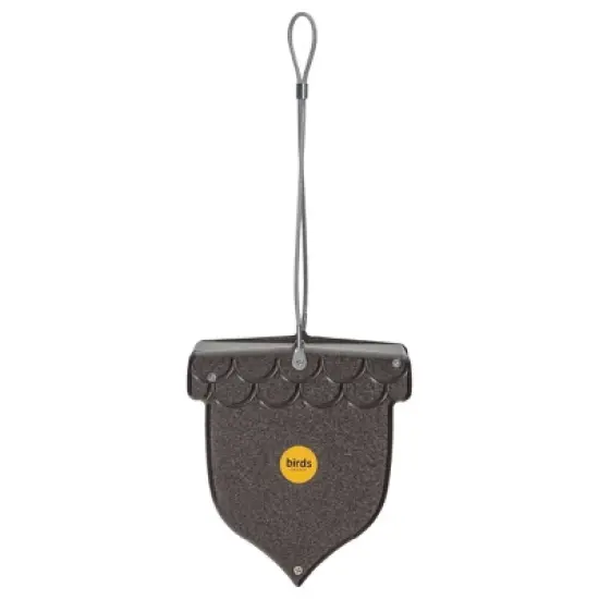 Birds Choice Acorn Shaped Peanut Bird Feeder - Brown: Weather-Resistant, No Assembly, PET Material image {1}