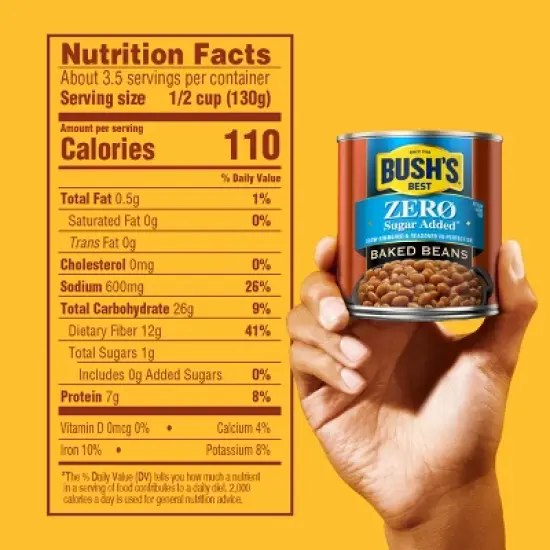 Bush's Best Zero Sugar Added Baked Beans image {1}